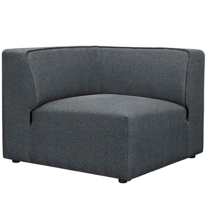kitchen and dining room sets | CasaFoyer Mingle | 7-Piece Upholstered Fabric Sectional Sofa Set | Gray | casafoyer.myshopify.com