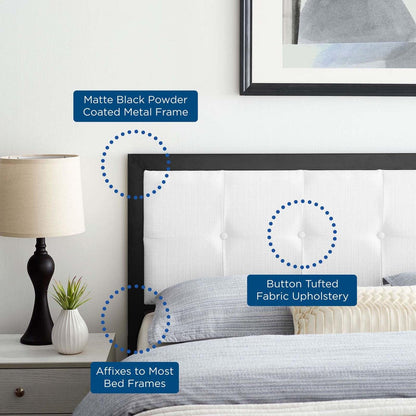 headboards | CasaFoyer Teagan Tufted Fabric Queen Headboard | Contemporary Sophistication | Plush Texture | Timeless Tufted Buttons | Exceptional Comfort | Long-Lasting Durability | casafoyer.myshopify.com