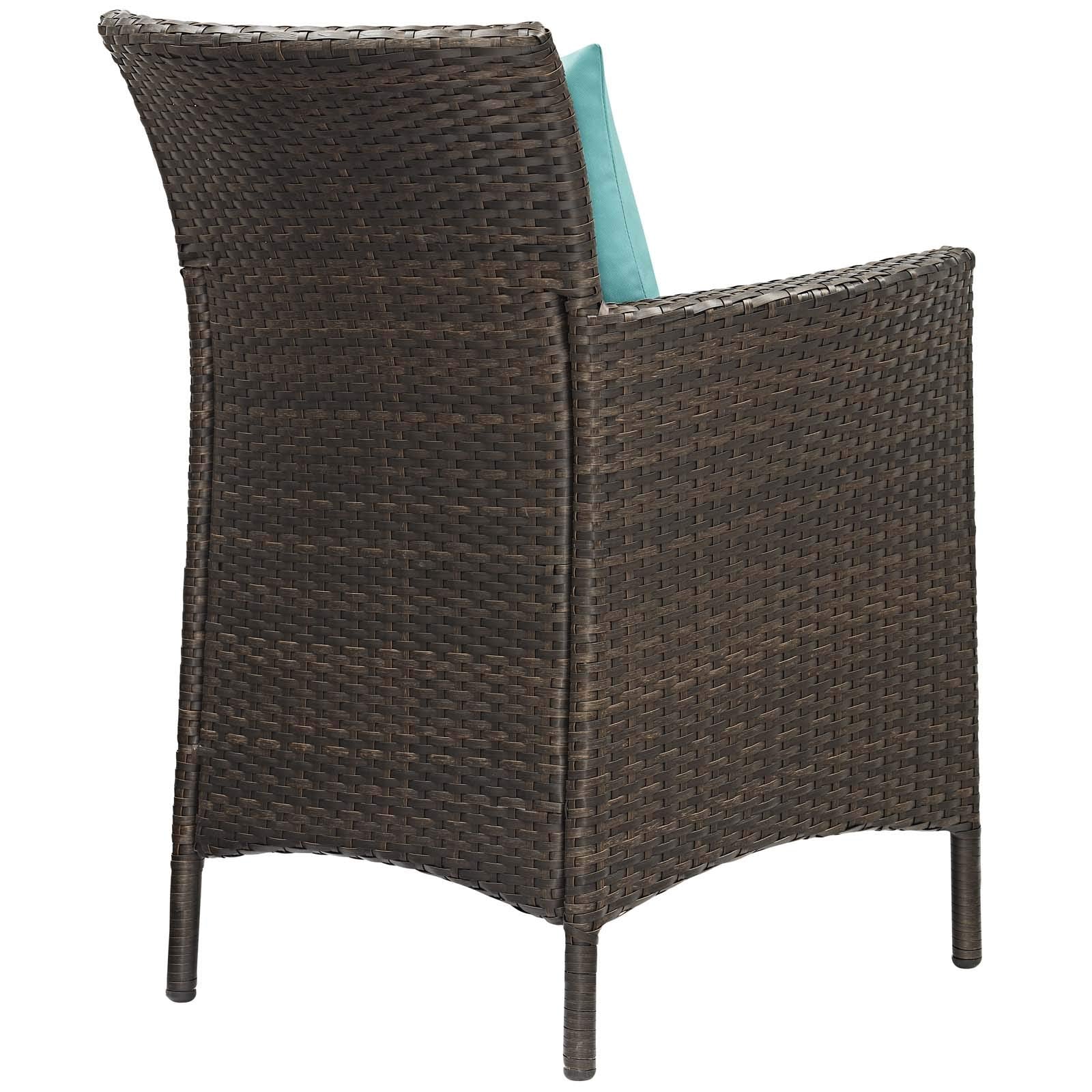 kitchen and dining room sets | CasaFoyer Conduit Outdoor Patio Dining Collection | Transitional Style | UV-Resistant Wicker Rattan | Comfortable Cushions | All-Weather Design | casafoyer.myshopify.com