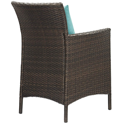 kitchen and dining room sets | CasaFoyer Conduit Outdoor Patio Dining Collection | Transitional Style | UV-Resistant Wicker Rattan | Comfortable Cushions | All-Weather Design | casafoyer.myshopify.com