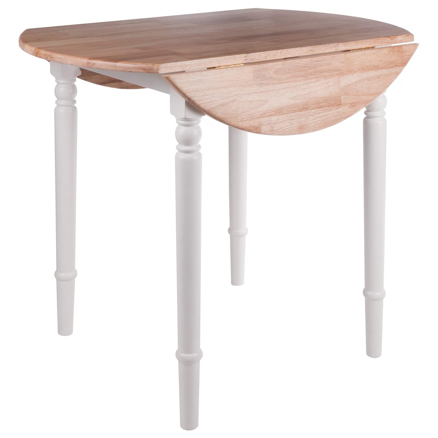 childrens table and chair sets | CasaFoyer  Wood Sorella 5-Piece Dining Set | Drop Leaf Table & 4 Windsor Chairs | Classic Design | White & Natural Finish | Durable Solid Wood | Easy Assembly | casafoyer.myshopify.com