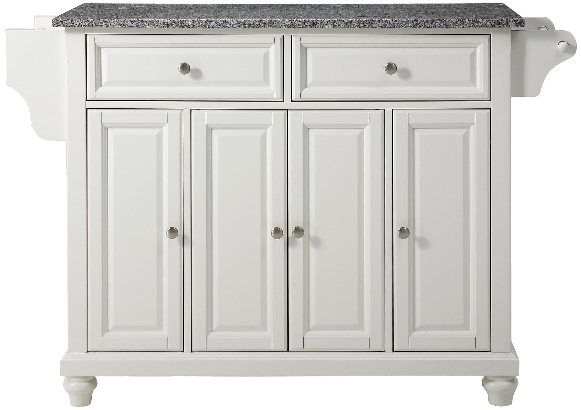 Kitchen Storage | Durable Solid Hardwood Kitchen Island | Elegant Raised Panel Doors | Ample Storage Space | White Finish | casafoyer.myshopify.com