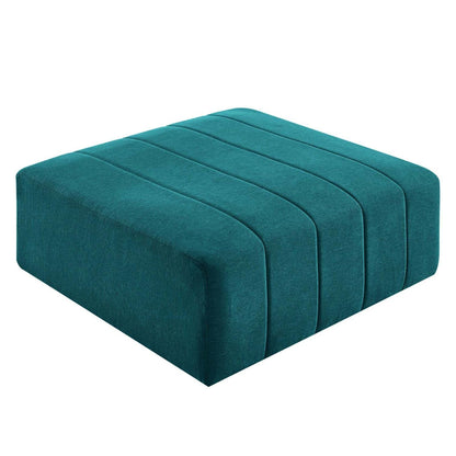 ottomans | CasaFoyer Bartlett Upholstered Fabric Ottoman | Retro Modern Style | Soft Polyester Upholstery | Dense Foam Padding | Sturdy Solid Wood Frame | Non-Marking Foot Caps | casafoyer.myshopify.com