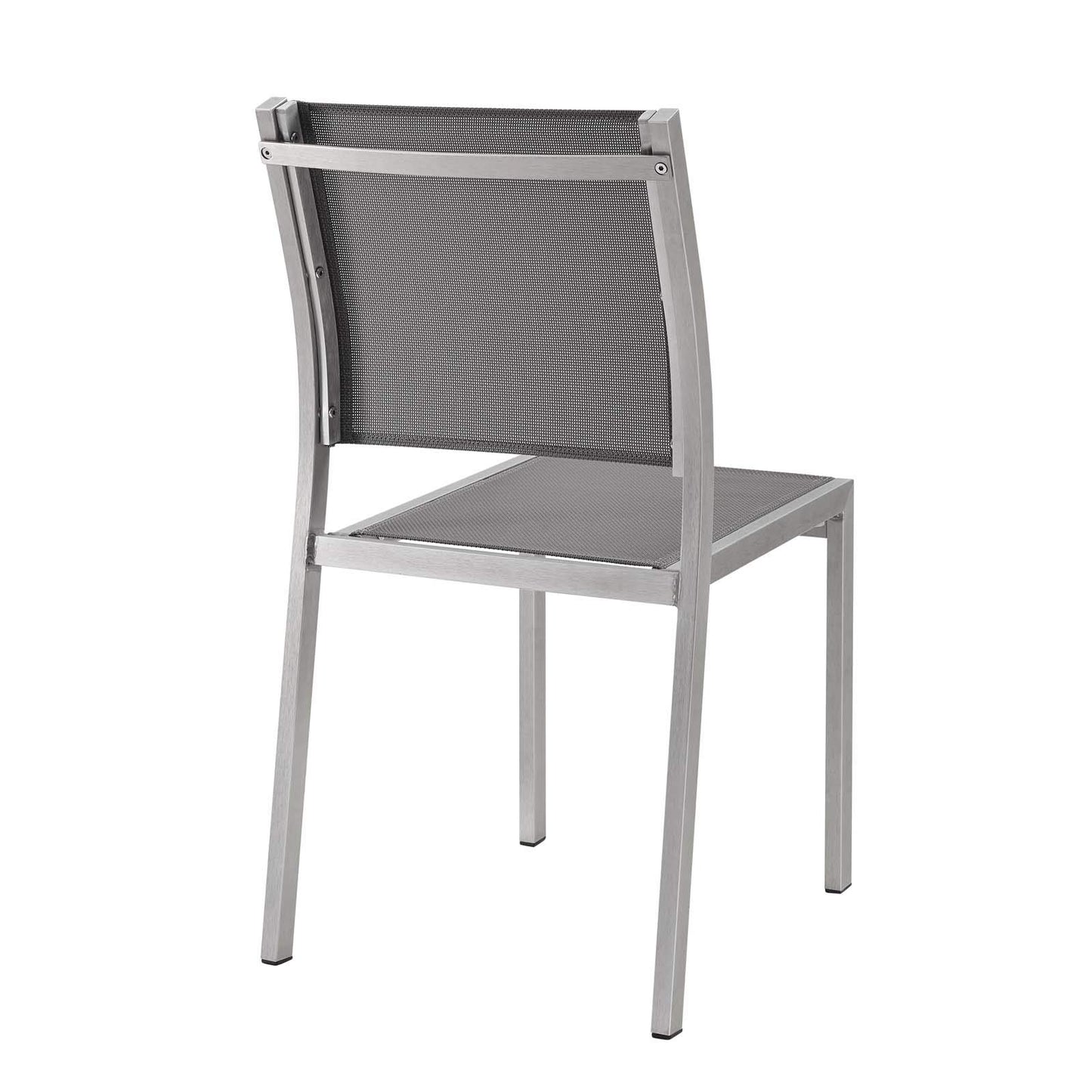 patio bistro sets | CasaFoyer Shore Outdoor Patio Dining Side Chair in Mesh | Sturdy Aluminum Frame | Breathable Textilene | Easy Assembly | Set of 2 | casafoyer.myshopify.com