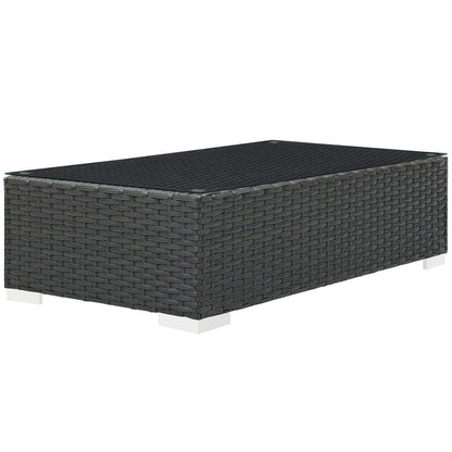 Patio Furniture Sets | Sojourn Outdoor Patio Coffee Table | Sturdy Seating | UV Protection | Synthetic Rattan Weave | Powder-Coated Aluminum Frame | Perfect for Patio, Backyard, Poolside | casafoyer.myshopify.com