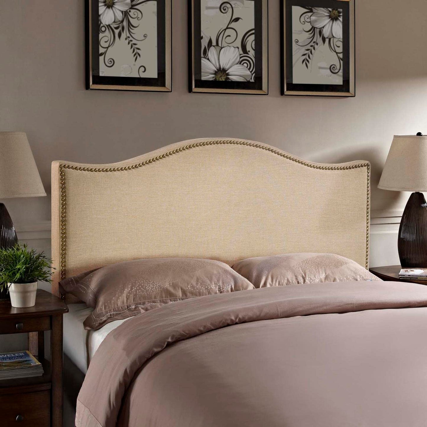 headboards | CasaFoyer Curl Queen Headboard | Elegant Linen Fabric | Modern Design | Exceptional Support & Comfort | Perfect Fit for Queen-Sized Bed | casafoyer.myshopify.com