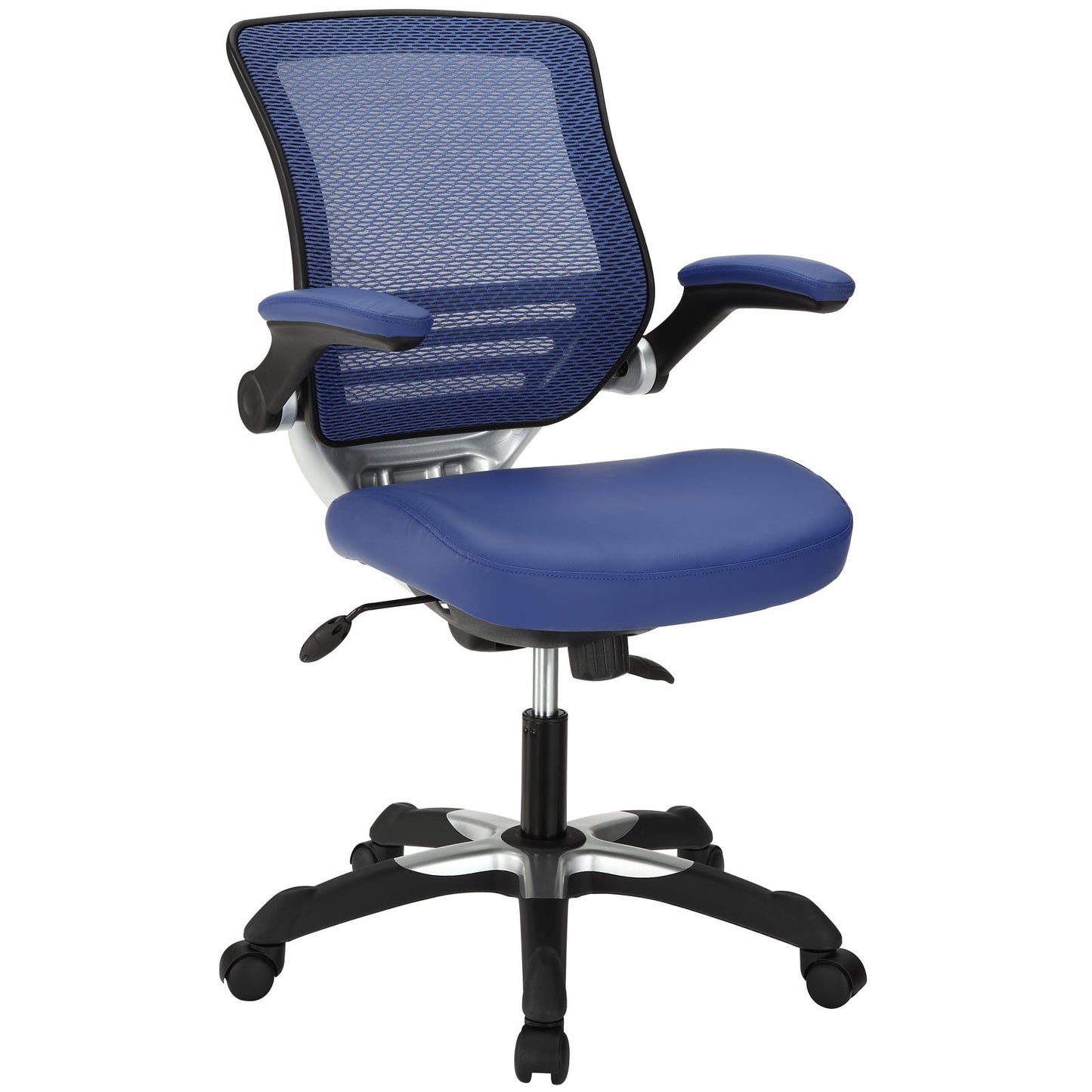 home office desk chairs | CasaFoyer Edge Office Chair | Revolutionary Functional Comfort | State-of-the-Art Ergonomics | Luxurious Leatherette Seat | Blue | casafoyer.myshopify.com