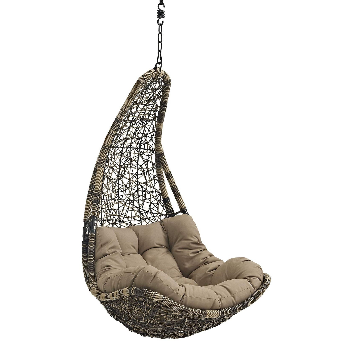 porch swings | Ergode Abate Swing Chair | Premium Synthetic Rattan Weave | All-Weather Cushion | Durable Steel Frame | Indoor/Outdoor Use | Weather & UV Resistant | Ultimate Comfort | casafoyer.myshopify.com