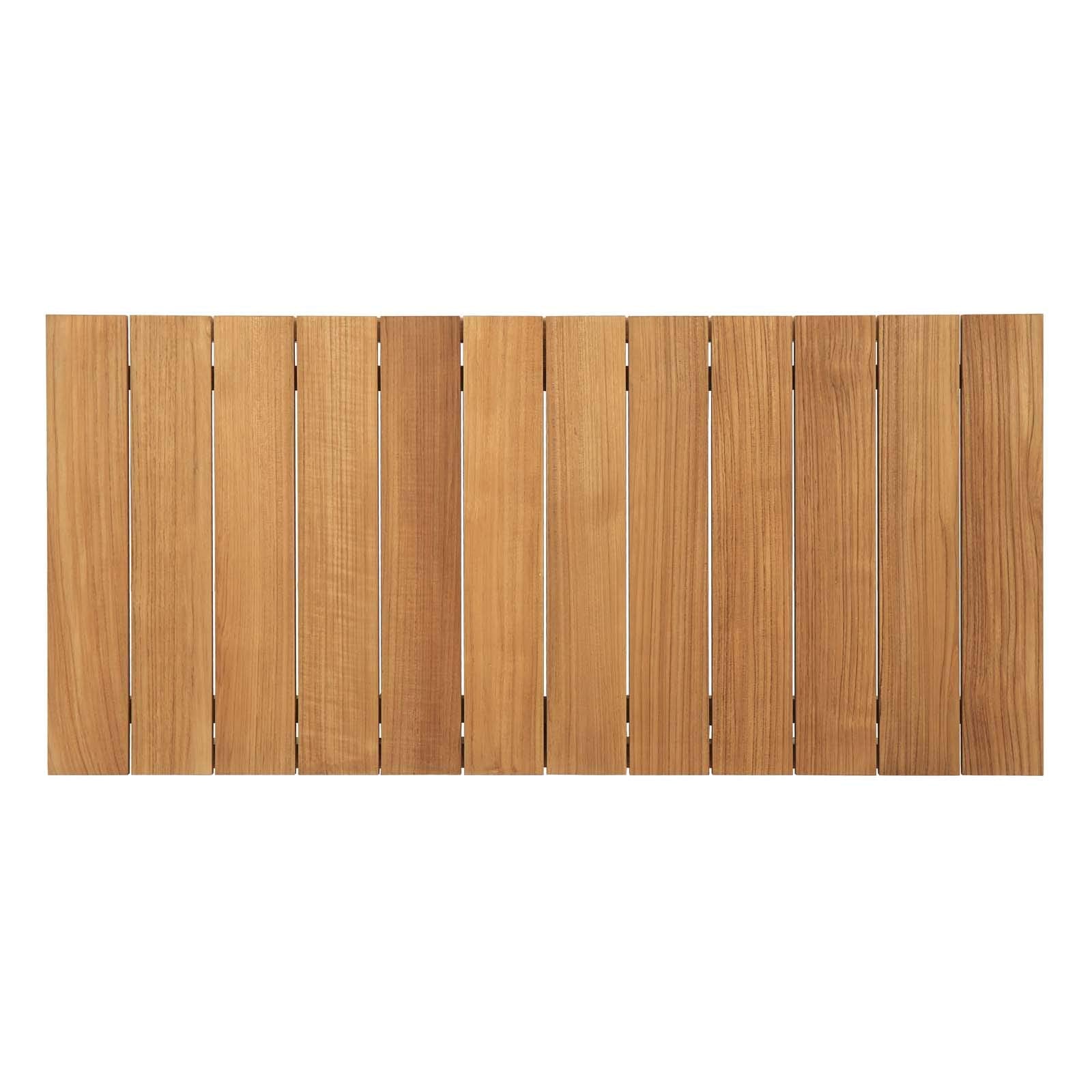 kitchen and dining room sets | CasaFoyer Bayport Teak Outdoor Collection | 6 Piece Set | Armless Chairs, Coffee Table, Loveseat | Durable Teak Wood | White Cushions | Create Your Perfect Outdoor Oasis | casafoyer.myshopify.com