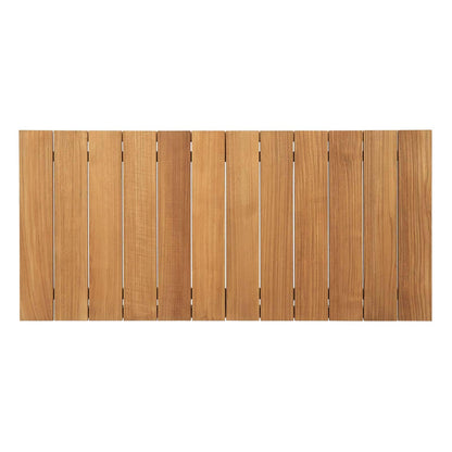 kitchen and dining room sets | CasaFoyer Bayport Teak Outdoor Collection | 6 Piece Set | Armless Chairs, Coffee Table, Loveseat | Durable Teak Wood | White Cushions | Create Your Perfect Outdoor Oasis | casafoyer.myshopify.com