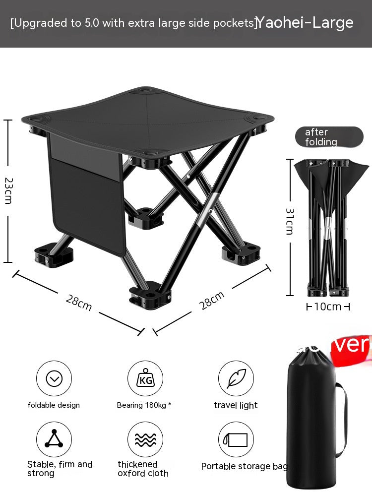 Stool | CasaFoyer Outdoor Maza Can Be Folding Stool Portable And Lightweight | casafoyer.myshopify.com