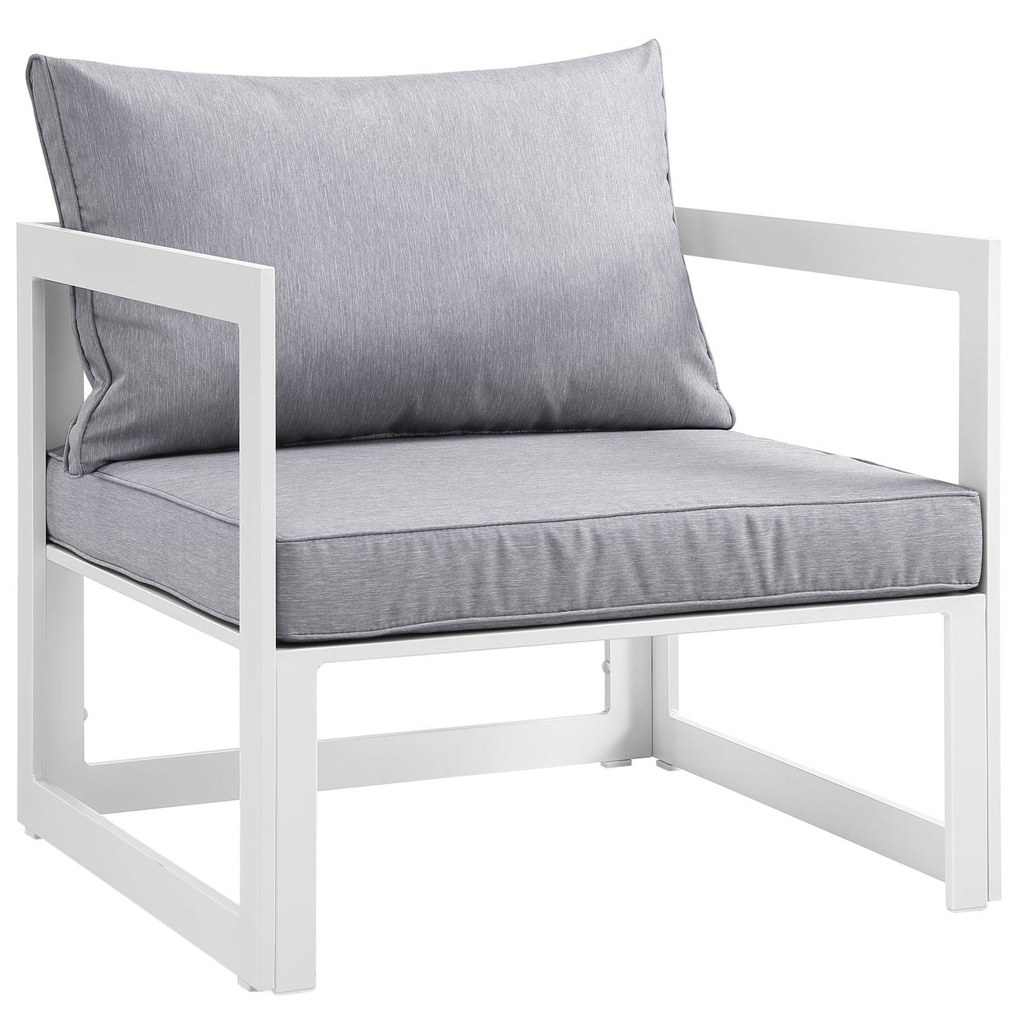 kitchen and dining room sets | CasaFoyer Fortuna Outdoor Patio Sectional Sofa Set | Modern 9-Piece Furniture Collection | Powder-Coated Aluminum Frame | All-Weather Polyester Cushions | White Gray | casafoyer.myshopify.com