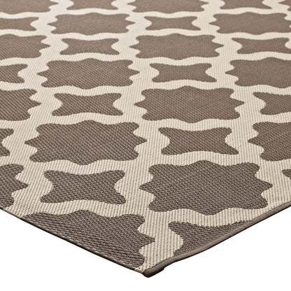 Carpet & Rugs | CasaFoyer Cerelia Moroccan Trellis 8x10 Indoor/Outdoor Area Rug | Durable, Soft, Fade-Resistant | Easy to Clean | Light & Dark Beige | casafoyer.myshopify.com