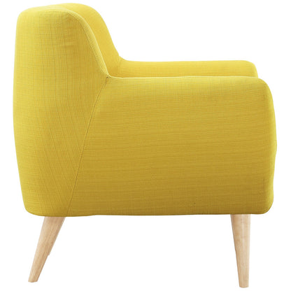 home office desk chairs | CasaFoyer Wholesale | Luxurious Dual Cushion Armchair | Plush Upholstery | Solid Wood Dowel Legs | Mid-Century Design | Remark Armchair | casafoyer.myshopify.com