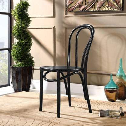 Chair | Eon Dining Chair | Vintage-Inspired | Elm Wood | Polyurethane Finish | Non-Marking Foot Glides | Fully Assembled | Ideal for Industrial Modern & Vintage Modern Spaces | casafoyer.myshopify.com