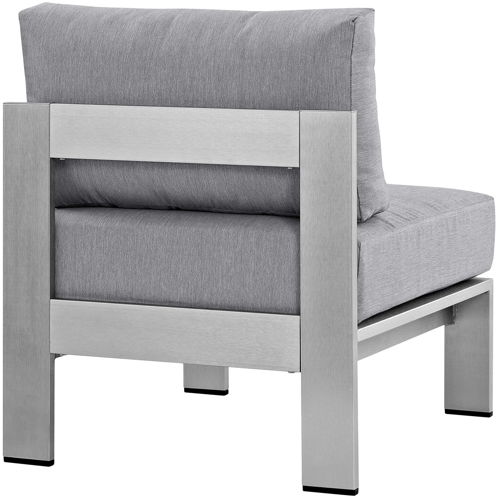 patio bistro sets | CasaFoyer Shore Outdoor Patio Armless Chair | Durable Aluminum Frame | Weather-Resistant Fabric | Stylish & Reliable | Set of 1 | casafoyer.myshopify.com