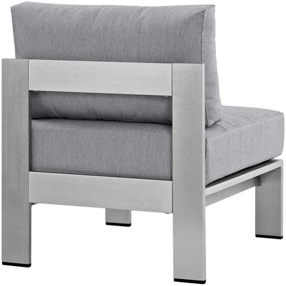 patio bistro sets | CasaFoyer Shore Outdoor Patio Armless Chair | Durable Aluminum Frame | Weather-Resistant Fabric | Stylish & Reliable | Set of 1 | casafoyer.myshopify.com