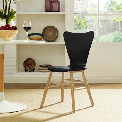 Chair | Cascade Dining Chair | Mid-Century Modern Design | Contoured Seat | Flared Back | Beechwood Legs | 331lb Capacity | Versatile & Stylish | casafoyer.myshopify.com