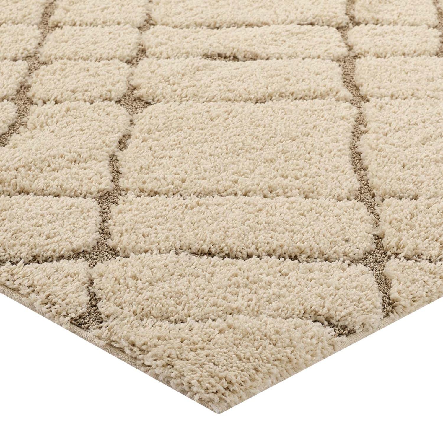 area rugs | CasaFoyer Verona Abstract Geometric 8x10 Shag Area Rug | Modern Design | Durable Polypropylene | Jute Backing | Non-Shedding | Stain-Resistant | Easy to Clean | casafoyer.myshopify.com