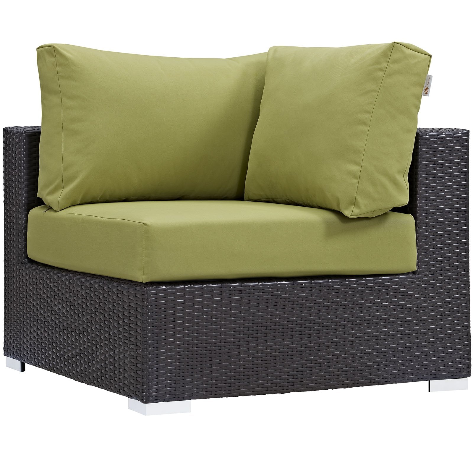 Patio Furniture Sets | Convene Outdoor Sectional Corner Chair | Durable Rattan & Aluminum Frame | All-Weather Cushions | Perfect for Patio, Backyard, Poolside | casafoyer.myshopify.com