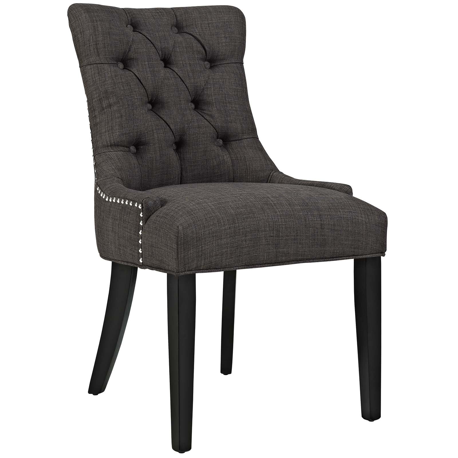 home office desk chairs | CasaFoyer Regent Dining Side Chair Set of 2 | Elegant Tufted Design | Nailhead Trim | High-Quality Fabric | Versatile for Contemporary & Classic Spaces | casafoyer.myshopify.com