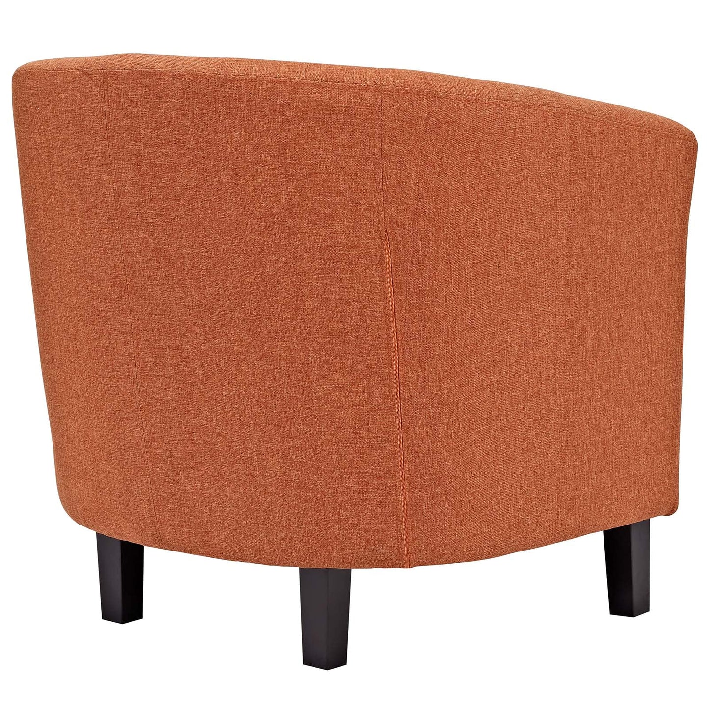 home office desk chairs | CasaFoyer Prospect Armchair | Chesterfield Design | Button Tufted | Espresso Stained Legs | Cozy Foam Padding | Modern Lounge Piece | Orange | casafoyer.myshopify.com