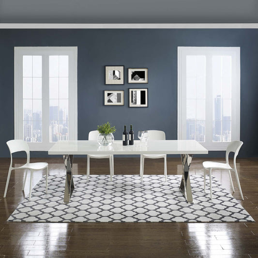 Carpet & Rugs | CasaFoyer Lida Moroccan Trellis Area Rug | Quatrefoil Pattern | Soft Microfiber | Durable Jute Bottom | Stain-Resistant | Easy to Clean | 8x10 Ivory/Charcoal | casafoyer.myshopify.com