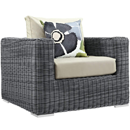 kitchen and dining room sets | CasaFoyer Summon Outdoor Patio Sectional Sofa Set | Two-Tone Rattan | Sunbrella Cushions | UV Protection | Aluminum Frame | Modern Design | Coffee Table | 7 Piece Set | casafoyer.myshopify.com