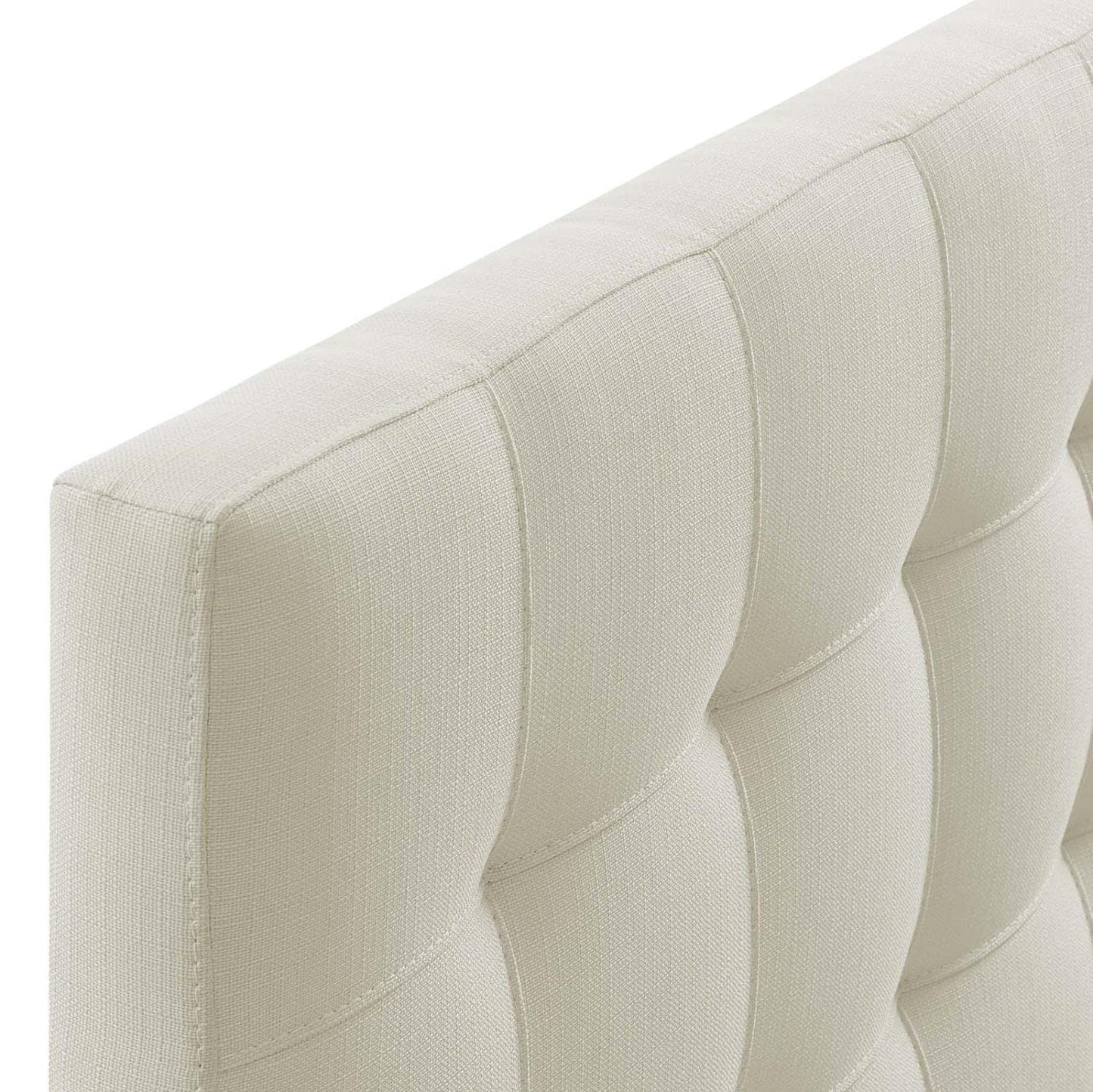 headboards | CasaFoyer  Lily King Upholstered Linen Fabric Tufted Headboard | Elegant Ivory Design | Contemporary & Modern Bedrooms | casafoyer.myshopify.com