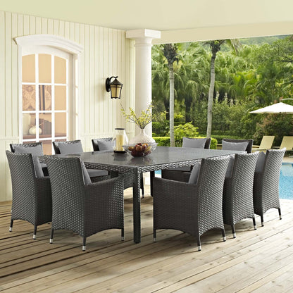 kitchen and dining room sets | CasaFoyer Sojourn Outdoor Patio Furniture | 11-Piece Dining Set | Sunbrella Cushions | Durable, Comfortable, Stylish | Patio, Backyard, Poolside Area | casafoyer.myshopify.com