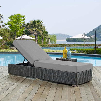 home office desk chairs | CasaFoyer Sojourn Outdoor Patio Furniture Collection | Durable & Versatile Chaise Lounge with Sunbrella Cushions - Canvas Gray | casafoyer.myshopify.com