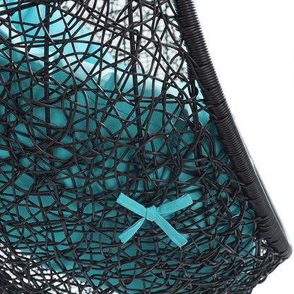 porch swings | Ergode Encase Outdoor Patio Swing Chair | Exotic Island Tranquility | Synthetic Rattan | All-Weather Cushion | Steel Frame | Adjustable Chain | Weather & UV Resistant | casafoyer.myshopify.com