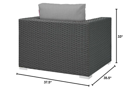 Patio Furniture Sets | Sojourn Outdoor Patio Arm Chair | Sturdy & Versatile | Sunbrella Cushions | UV Resistant | Powder-Coated Aluminum Frame | casafoyer.myshopify.com