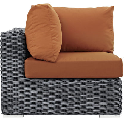 Patio Furniture Sets | Summon Outdoor Patio Corner Chair | Ultimate Comfort & Quality | Sunbrella Fabric | UV Protection | Contemporary Design | casafoyer.myshopify.com