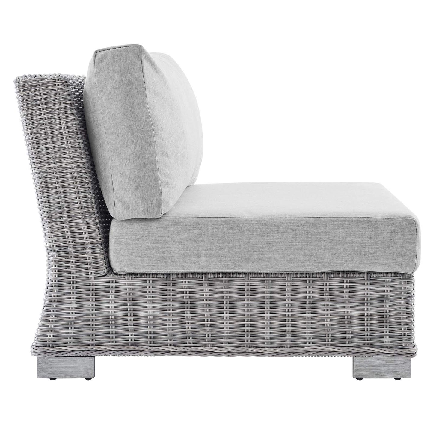 kitchen and dining room sets | CasaFoyer Conway Outdoor Patio Sunbrella Wicker Rattan 6-Piece Furniture Set | Light Gray | UV-Resistant | Water-Resistant | Comfortable Cushions | Durable Frame | casafoyer.myshopify.com