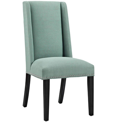 home office desk chairs | CasaFoyer Baron Dining Chair Set of 4 | Opulent Upholstered Seats | Nailhead Trim | Solid Wood Frame | Non-Marking Foot Glides | Perfect for Contemporary Dining | casafoyer.myshopify.com