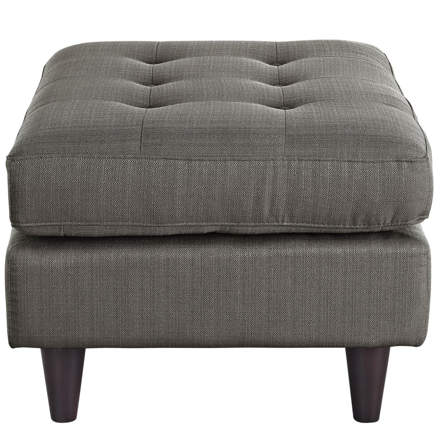 ottomans | CasaFoyer Empress Mid-Century Style Ottoman | Ultimate Comfort & Style | Luxurious Fabric | Plush Foam Padding | Stained Hardwood Legs | Box Design & Tapered Legs | Cozy & Stylish Atmosphere | casafoyer.myshopify.com