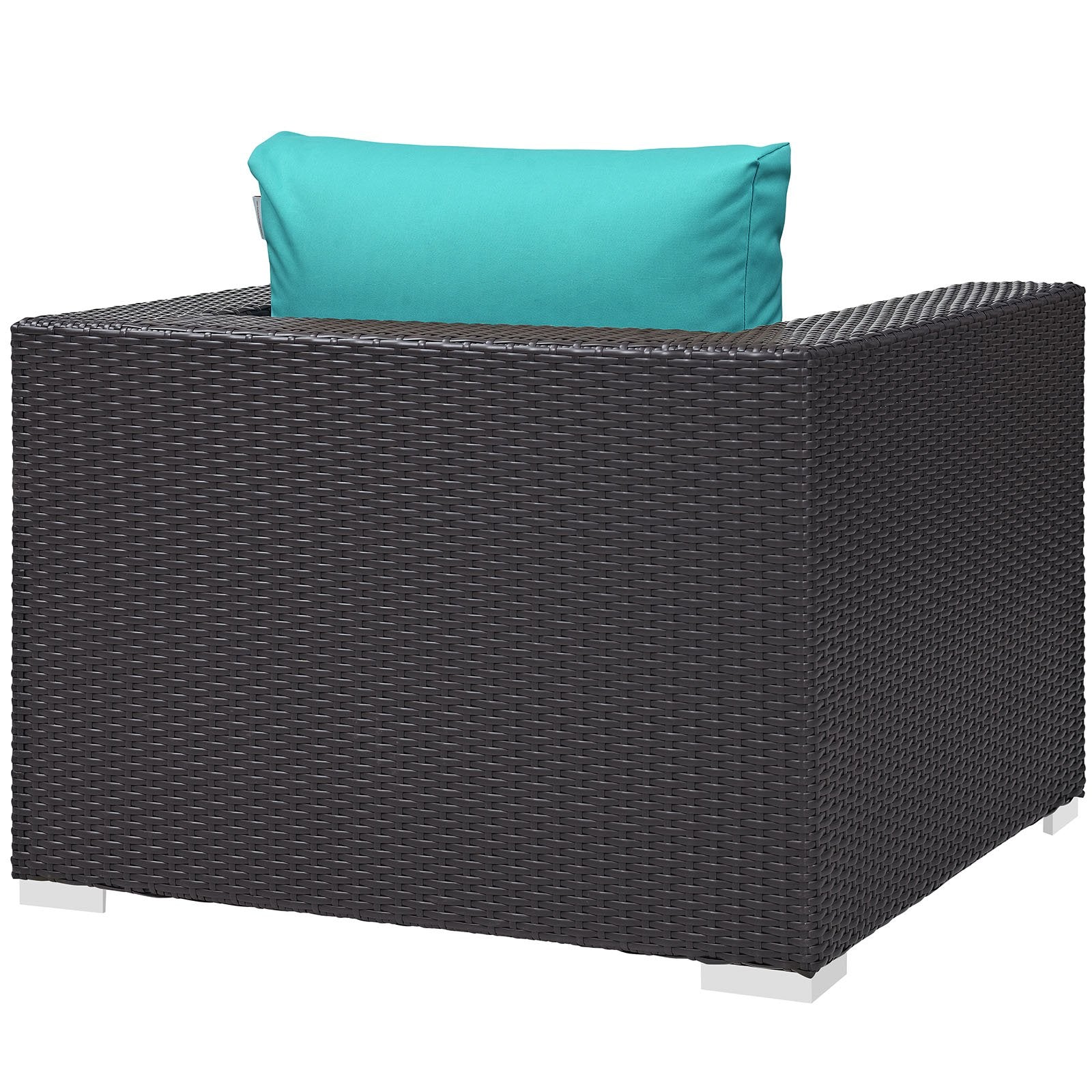 Patio Furniture Sets | Convene Outdoor Sectional Armchair | Durable Rattan & Aluminum Frame | All-Weather Cushions | Customizable Design | Ideal for Patio, Backyard, Poolside | casafoyer.myshopify.com