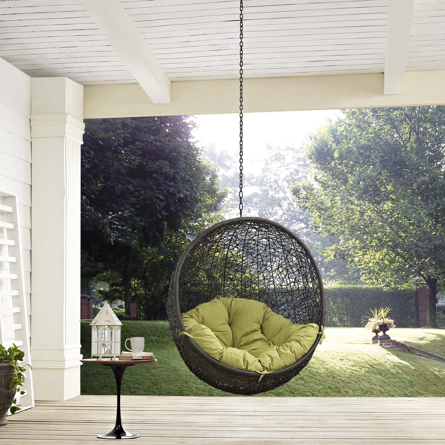 porch swings | Ergode Hide Outdoor Patio Swing Chair | Synthetic Rattan | All-Weather Cushion | Adjustable Chain | Powder-Coated Steel Frame | Weather & UV Resistant | Indoor/Outdoor Lounger | casafoyer.myshopify.com