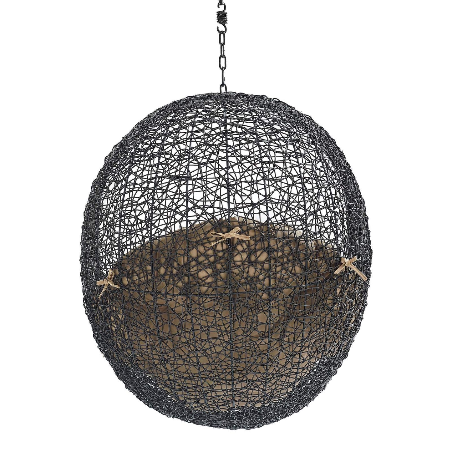 porch swings | Ergode Encase Outdoor Patio Swing Chair | Tranquil Island Getaway | Synthetic Rattan | All-Weather Cushion | Steel Frame | Adjustable Chain | Weather & UV Resistant | casafoyer.myshopify.com