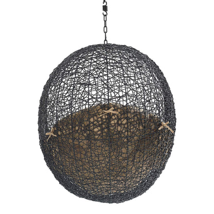 porch swings | Ergode Encase Outdoor Patio Swing Chair | Tranquil Island Getaway | Synthetic Rattan | All-Weather Cushion | Steel Frame | Adjustable Chain | Weather & UV Resistant | casafoyer.myshopify.com