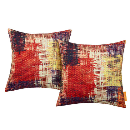 Throw Pillow | CasaFoyer Outdoor & Indoor Decor Throw Pillow | Vibrant Patterns | Weather Resistant | Polyester Fiber Fill | Complete Set | casafoyer.myshopify.com