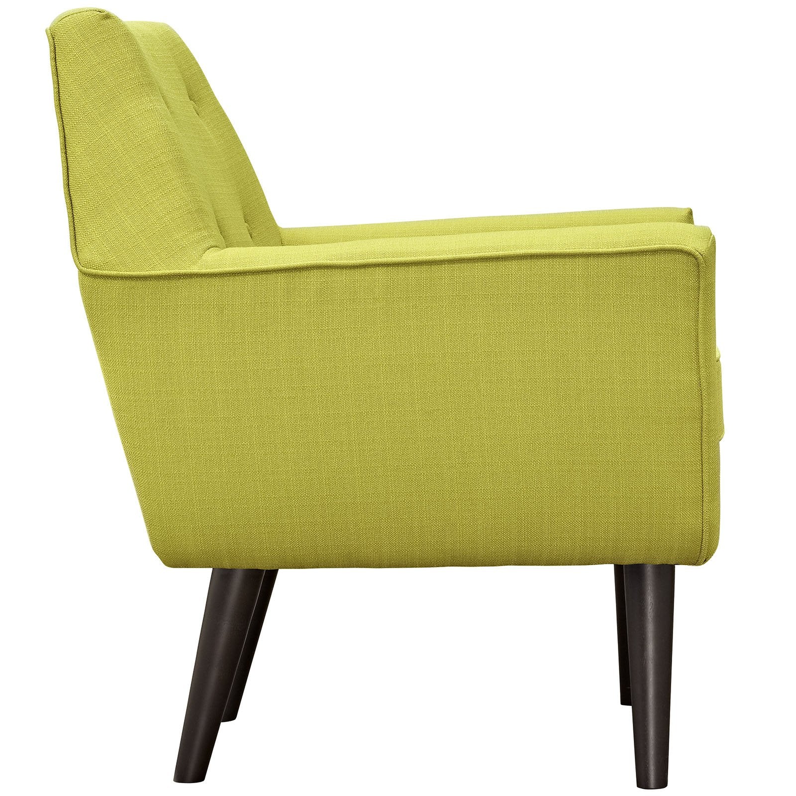 home office desk chairs | CasaFoyer Posit Armchair | Mid-Century Design | Organic Shape | Espresso Legs | Polyester Upholstery | Stylish and Comfortable | casafoyer.myshopify.com