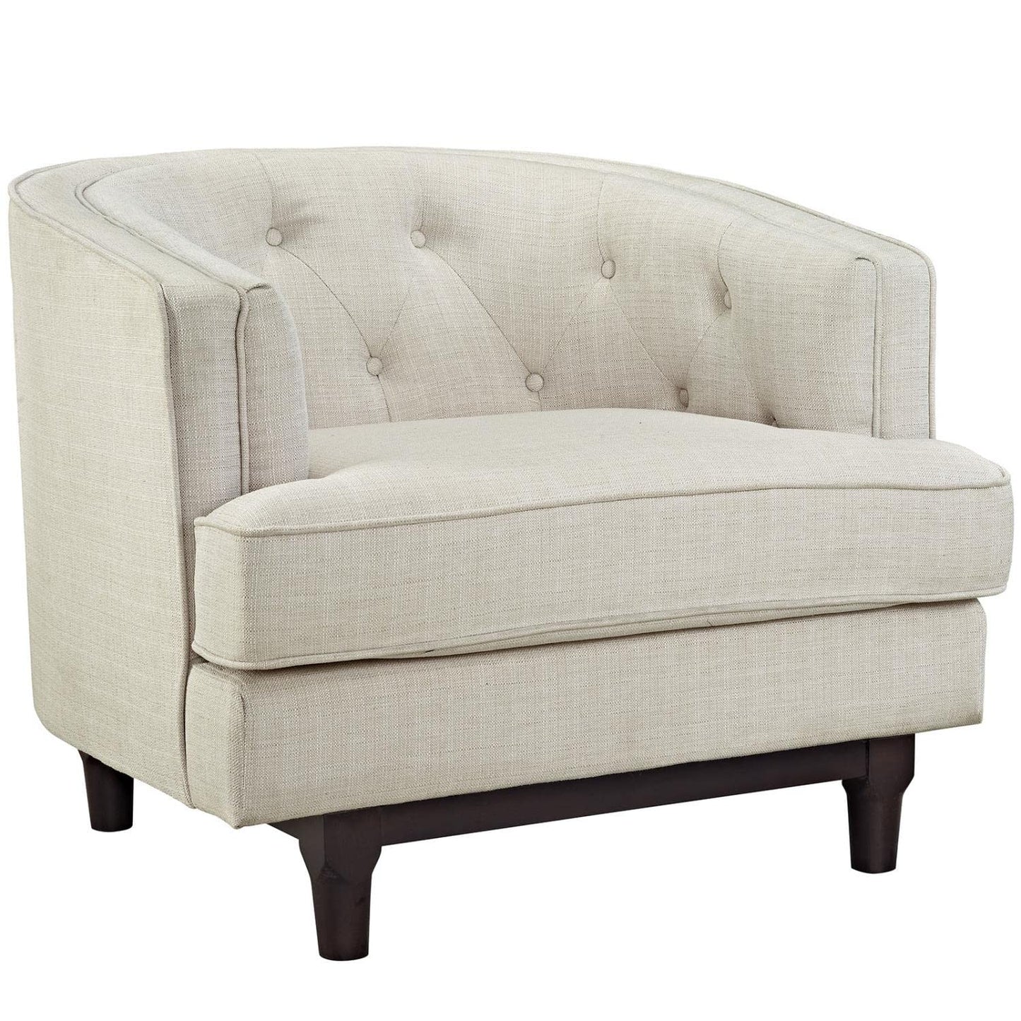 kitchen and dining room sets | CasaFoyer Coast Living Room Set | Mid-Century Style | Deep Button Tufting | Walnut Stained Wood Legs | Removable Seat Covers | Includes Armchair and Sofa | Ideal for Modern Living Rooms | casafoyer.myshopify.com