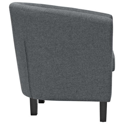 kitchen and dining room sets | CasaFoyer Prospect Button Tufted Upholstered Fabric Sofa Furniture Set | Luxury & Elegance | Chesterfield Design | Plush Foam Padding | Sturdy Wood Construction | Espresso Stained Legs | 2 Piece Set | Gray | casafoyer.myshopify.com