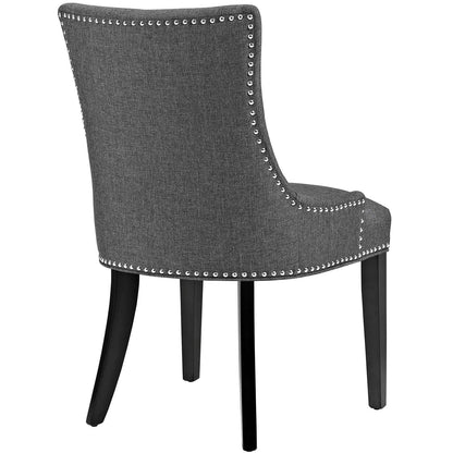 home office desk chairs | CasaFoyer Marquis Dining Side Chair Set of 4 | Stylish Hourglass Back | Nailhead Trim | Non-Marking Foot Caps | Tapered Wood Legs | High-Quality Polyester Fabric | Modern & Traditional Dining Rooms | casafoyer.myshopify.com