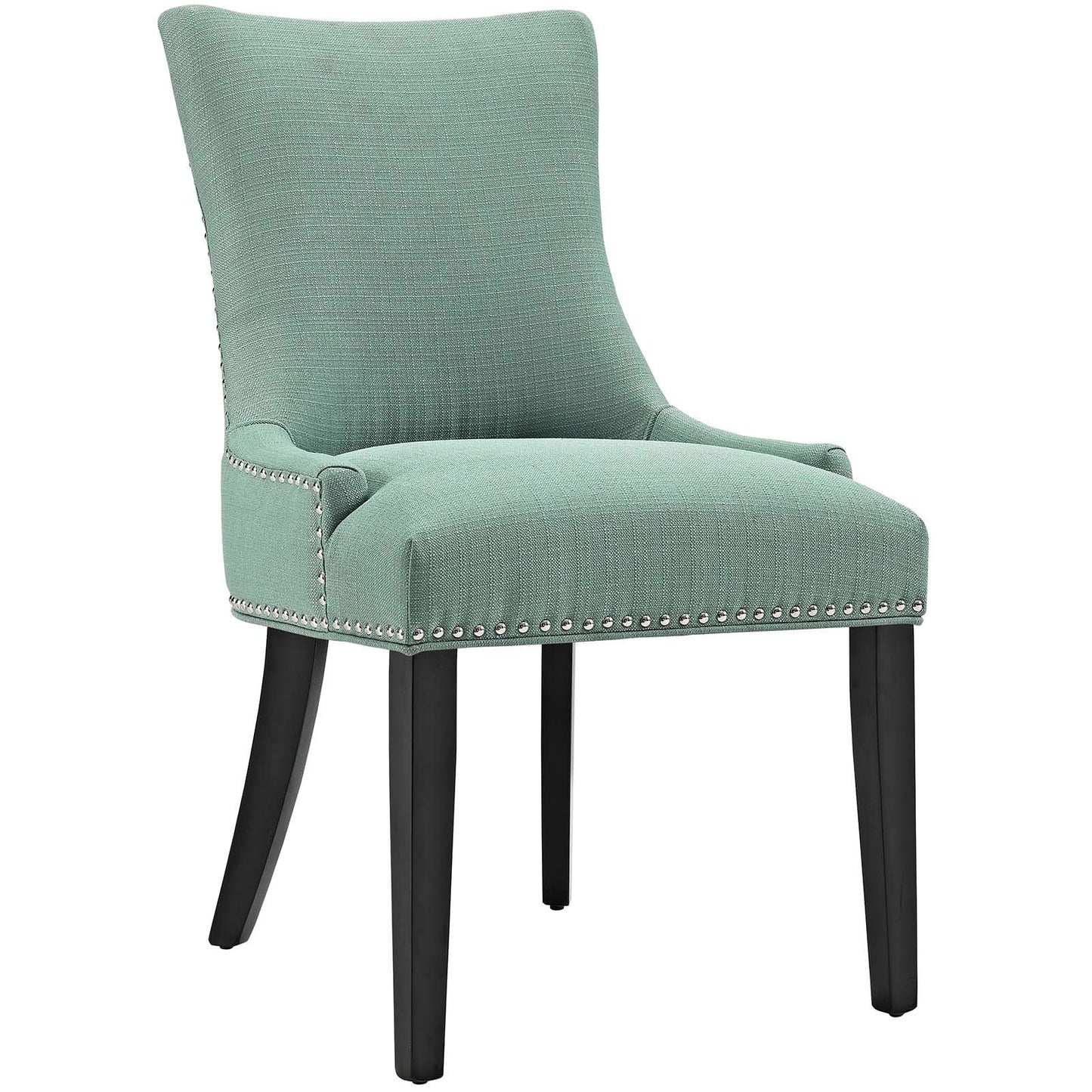 home office desk chairs | CasaFoyer Marquis Dining Side Chair Set of 4 | Elegant Hourglass Back | Nailhead Trim | Non-Marking Foot Caps | Tapered Wood Legs | High-Quality Polyester Fabric | casafoyer.myshopify.com