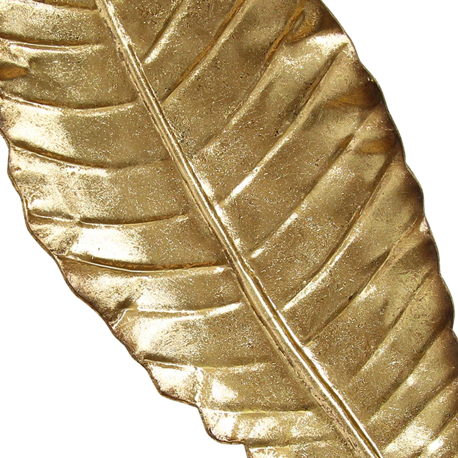 TABLE | Elegant Leaf Wall Decor | Durable Iron | Captivating Gold Finish | Refinement & Grace | Unique Centerpiece | Sofa/Console Table Accent | casafoyer.myshopify.com