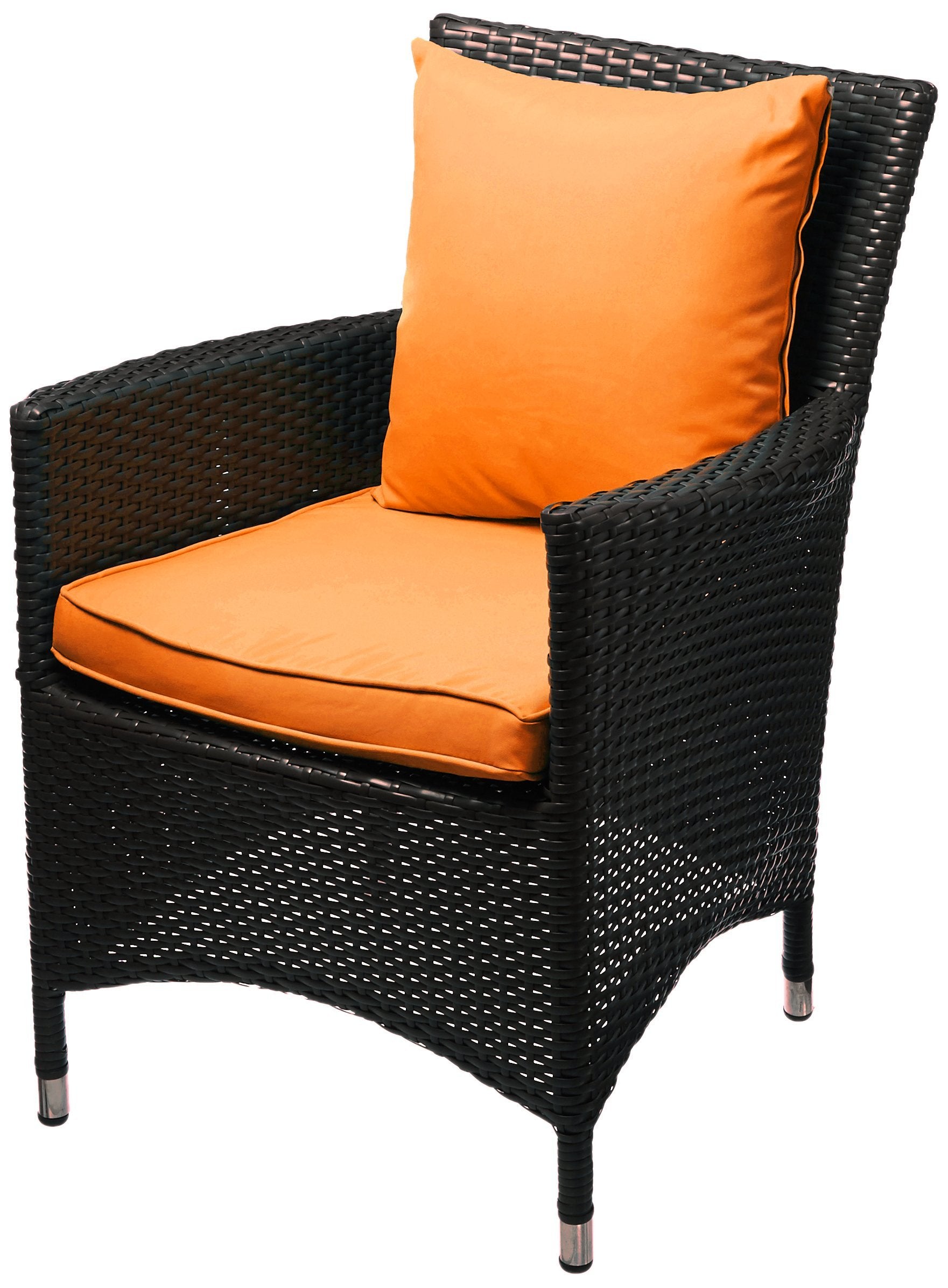 Patio Furniture Sets | Convene Outdoor Sectional Dining Armchair | Durable Rattan & Aluminum Frame | All-Weather Cushions | Versatile Design | casafoyer.myshopify.com