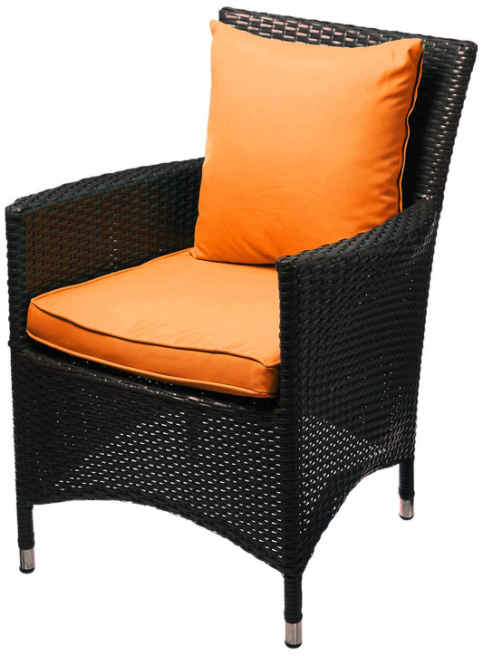Patio Furniture Sets | Convene Outdoor Sectional Dining Armchair | Durable Rattan & Aluminum Frame | All-Weather Cushions | Versatile Design | casafoyer.myshopify.com